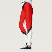 Leggings/rot, schwarz und weiß leggings (Links)