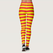 Leggings, rot und gelb gestrichen leggings (Rückseite)