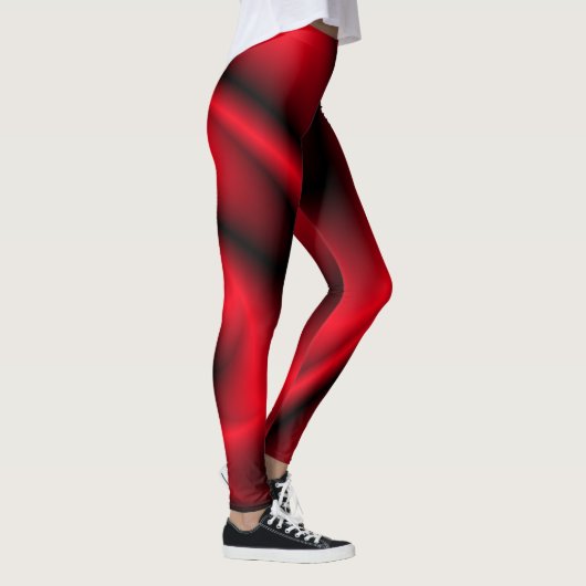 Leggings Rot und Schwarz (Rechts)