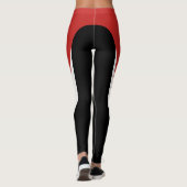 Leggings Rot/Weiß/Schwarz 3 (Rückseite)