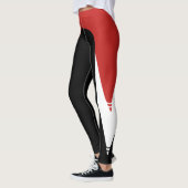 Leggings Rot/Weiß/Schwarz 3 (Links)