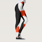 Leggings rot, weiß und schwarz (Rechts)