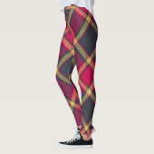 Leggings - Roter Gelber Schottischer Tartan (Links)