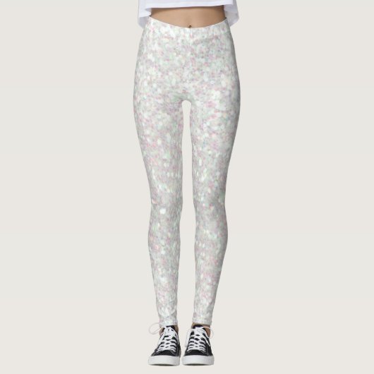 Leggings - schillernder Glitzer (Vorderseite)