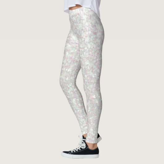 Leggings - schillernder Glitzer (Links)