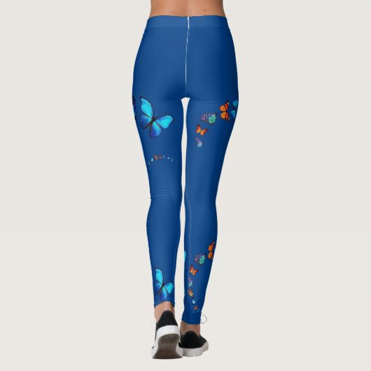 Leggings Schmetterling Satysommer Yoga (Rückseite)