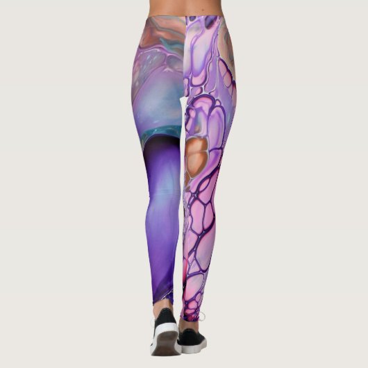 Leggings - Schmetterlingsflüge Abstrakt (Rückseite)