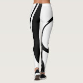 Leggings Schwarz & Weiß (Rückseite)