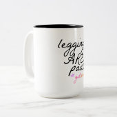 Leggings SIND Hosen Zweifarbige Tasse (Vorderseite Links)