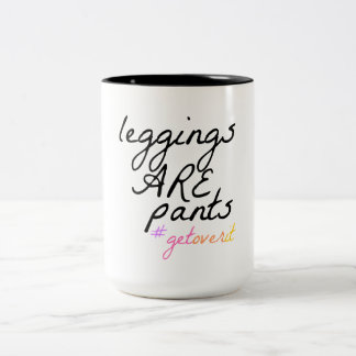 Leggings SIND Hosen Zweifarbige Tasse