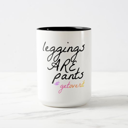 Leggings SIND Hosen Zweifarbige Tasse (Mittel)