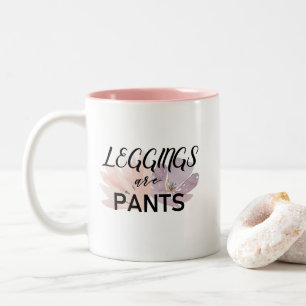 Leggings sind Hosen Zweifarbige Tasse
