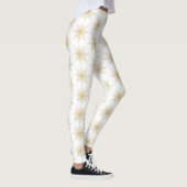Leggings Snowflake aus Gold Glitzer (Rechts)