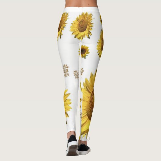 Leggings Sonnenblumen (Rückseite)