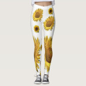 Leggings Sonnenblumen (Vorderseite)