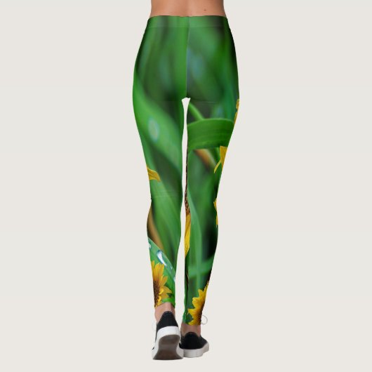 Leggings Sonnenblumen (Rückseite)