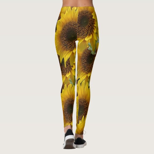 Leggings Sonnenblumen (Rückseite)