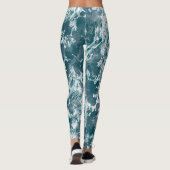 Leggings splash blue (Rückseite)