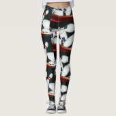Leggings: Sport-Sammlung (Bowlings-Buttone 2) Leggings (Vorderseite)