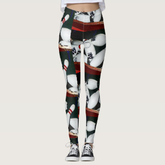 Leggings: Sport-Sammlung (Bowlings-Buttone 2) Leggings