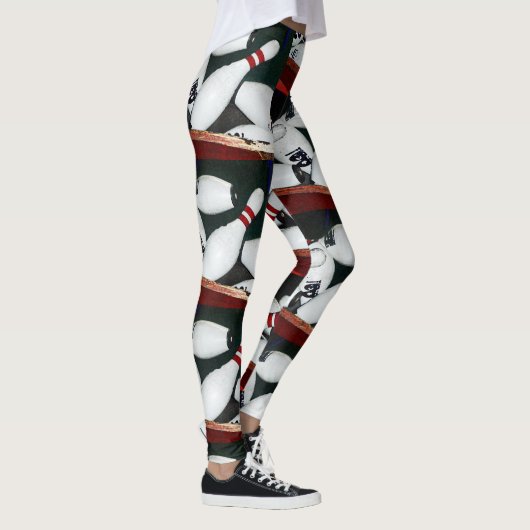 Leggings: Sport-Sammlung (Bowlings-Buttone 2) Leggings (Rechts)