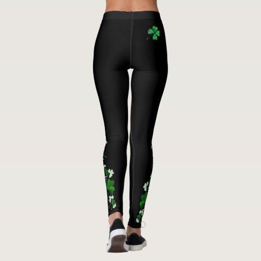 Leggings - St Patrick's day Kleeblatts (Rückseite)