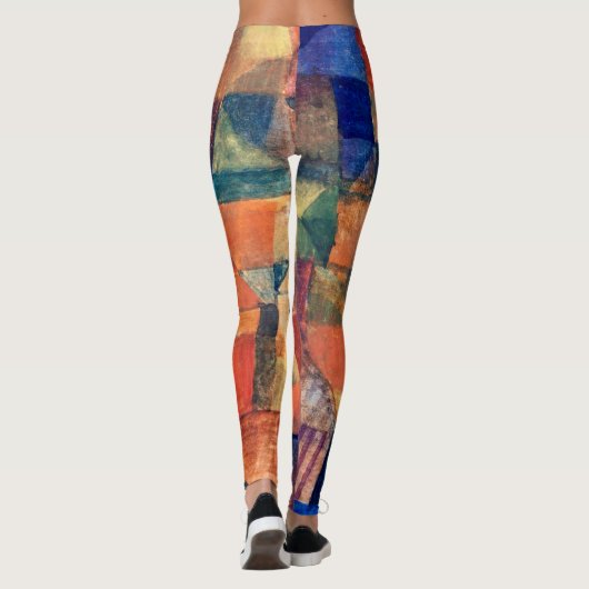 LEGGINGS - Stadt mit den drei Domes - Kunst Paul K (Rückseite)