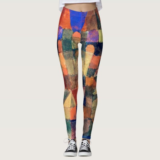 LEGGINGS - Stadt mit den drei Domes - Kunst Paul K (Vorderseite)