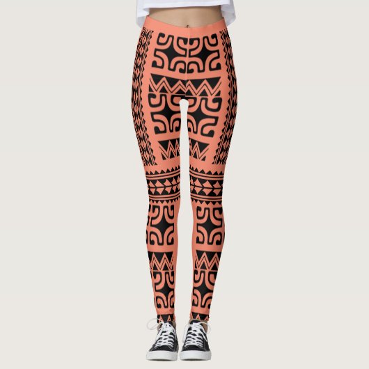 LEGGINGS Stammestattoo (Vorderseite)