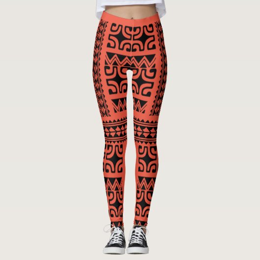 LEGGINGS Stammestattoo (Vorderseite)