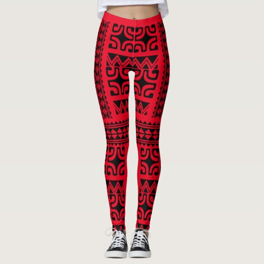 LEGGINGS Stammestattoo (Vorderseite)