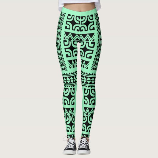 LEGGINGS Stammestattoo (Vorderseite)