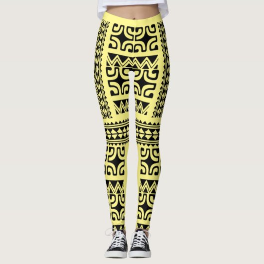 LEGGINGS Stammestattoo (Vorderseite)