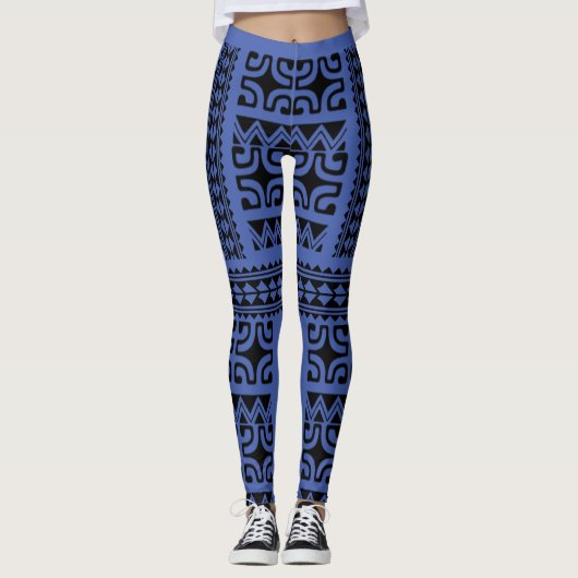 LEGGINGS Stammestattoo (Vorderseite)