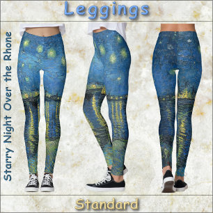LEGGINGS - "Starry Night O.T.R." - van Gogh