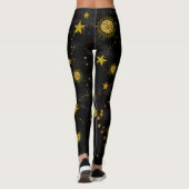 Leggings-, Sun, des Mondes und der Sterne Leggings (Rückseite)