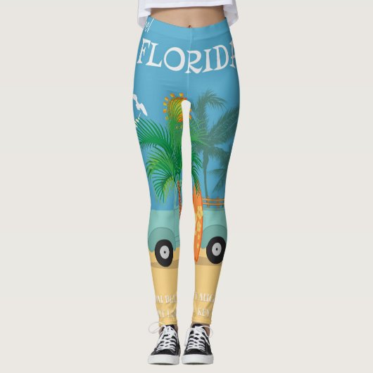 Leggings surfen (Vorderseite)