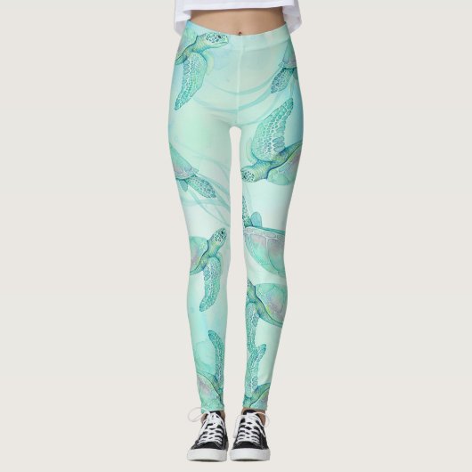 Leggings tortugas en el mar (Vorderseite)