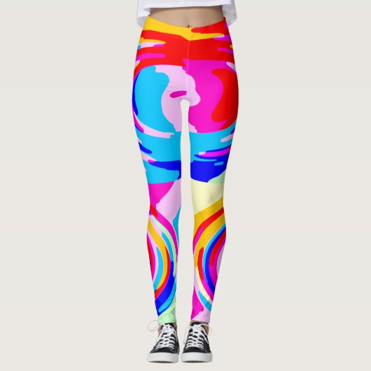 Leggings total verrückt (Vorderseite)