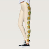Leggings - Tulip Poplar Tulip auf Creme (Links)