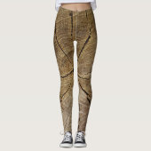 Leggings über den Querschnitt von Eichenbaum (Vorderseite)