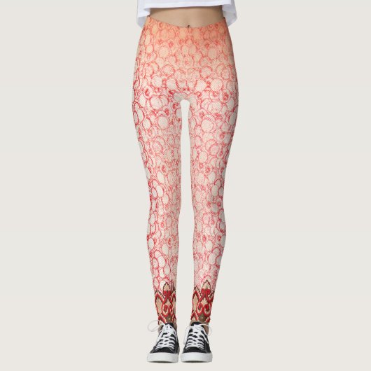 Leggings, überzogen und rückseitig bedruckt | Bild Leggings (Vorderseite)