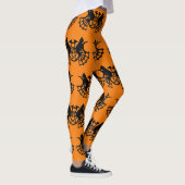 Leggings und Schwarze Katzen Halloween Party Pants (Rechts)