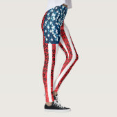 Leggings unter amerikanischer Flagge (Rechts)