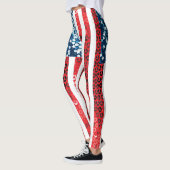 Leggings unter amerikanischer Flagge (Links)
