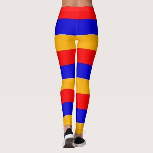 Leggings unter armenischer Flagge (Rückseite)