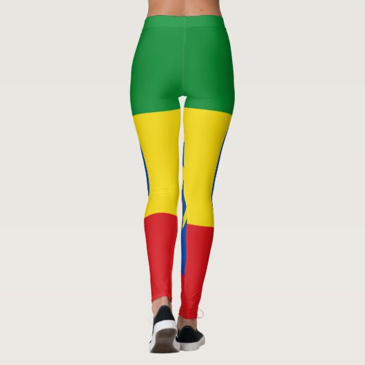 Leggings unter äthiopischer Flagge (Rückseite)