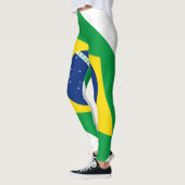 Leggings unter der Flagge Brasiliens (Links)