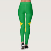 Leggings unter der Flagge Brasiliens (Rückseite)