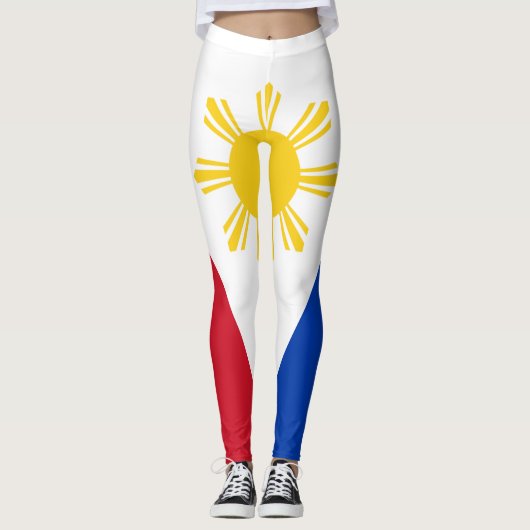Leggings unter der Flagge der Philippinen (Vorderseite)